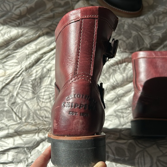 Chippewa short 7" Raynard harness boots size 6 - Picture 6 of 10